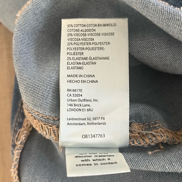 We the Free Venice Beach Flare Jeans Crossover High Rise 29 Boho Retro Wideleg - Picture 14 of 14